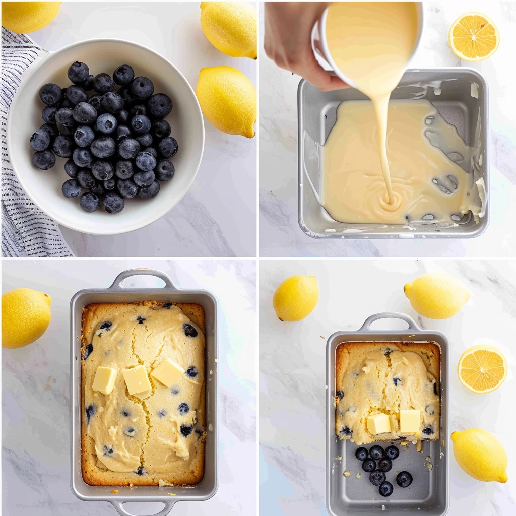 Lemon Blueberry Loaf Cake Glaze