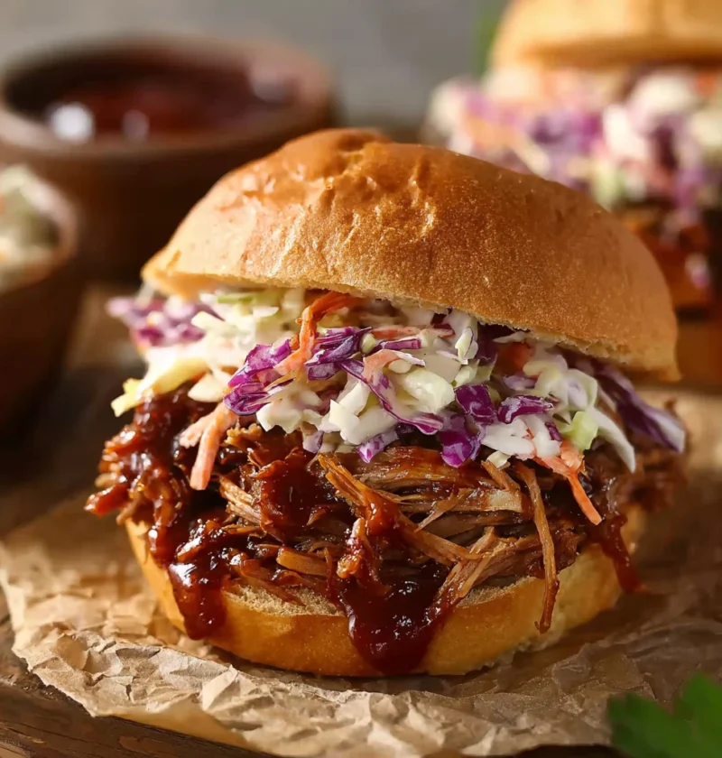 Slow Cooker Bbq Pulled Pork Sandwiches