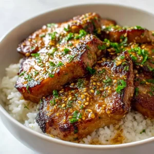 Slow Cooker Honey Garlic Butter Pork Chops