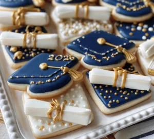 Easy Grad Cookies with Royal Icing