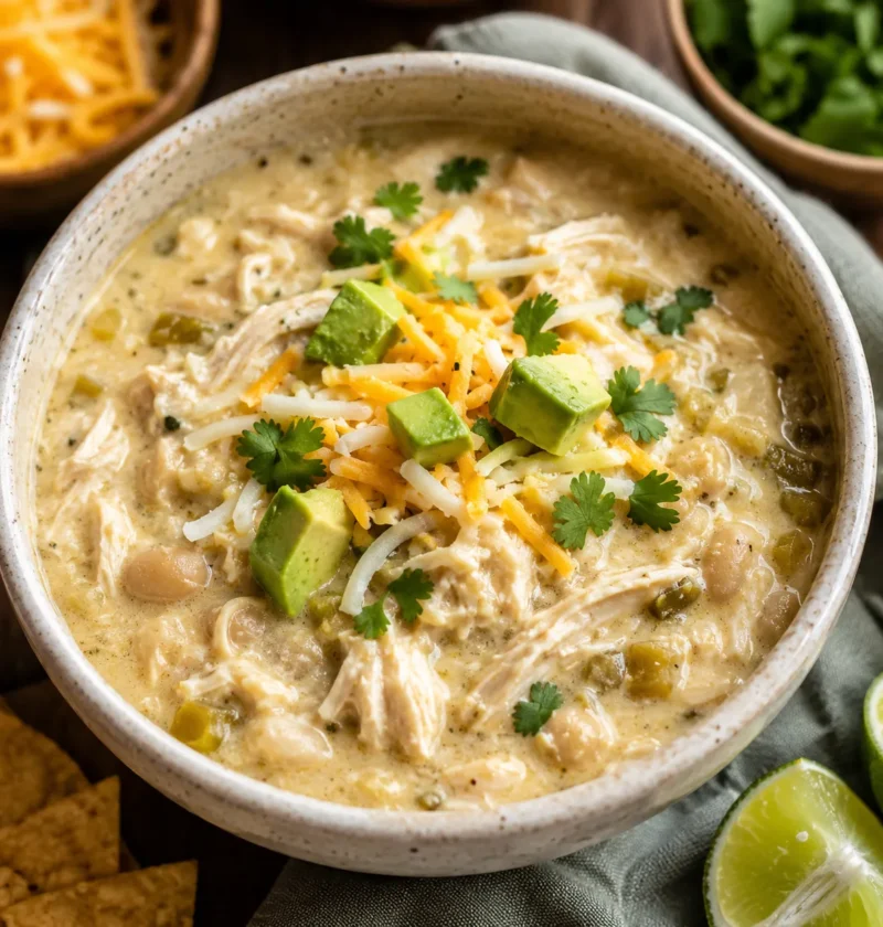 Keto White Chicken Chili