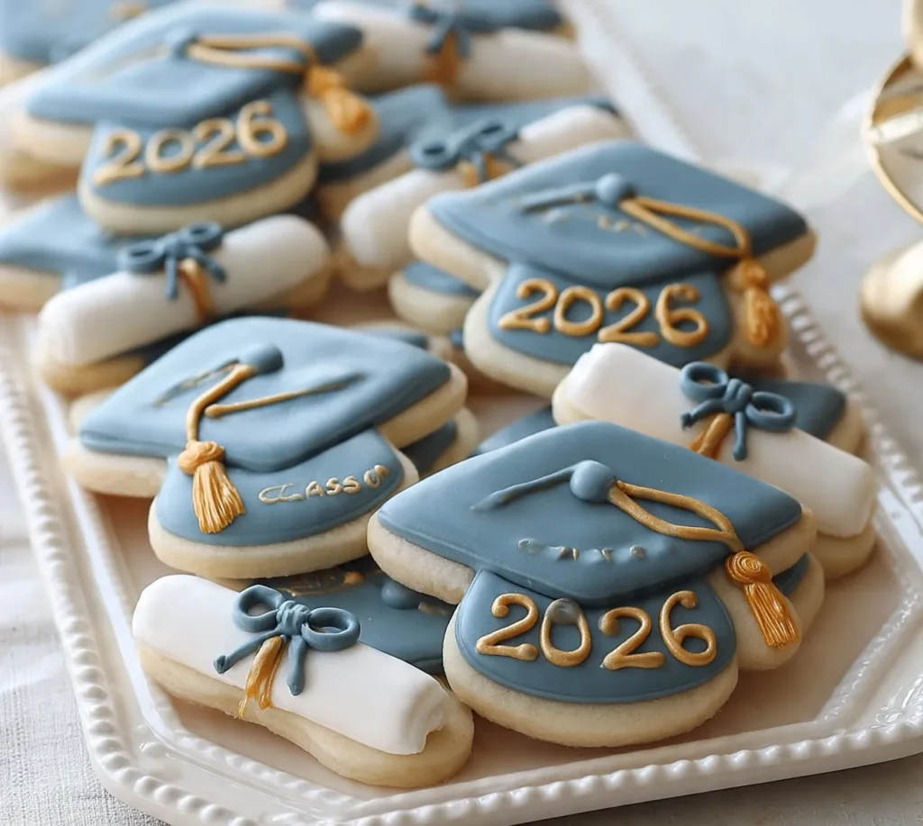 Soft Cut-Out Grad Cookies