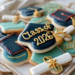 Easy Grad Cookies with Royal Icing