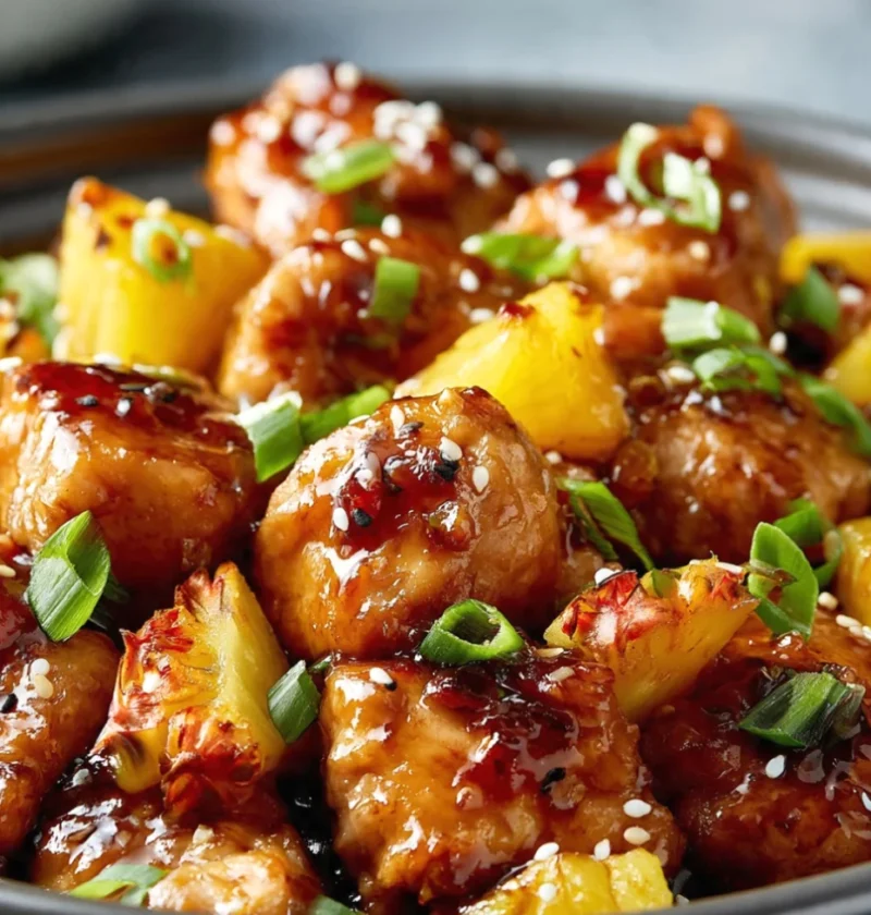 Crockpot Pineapple Chicken