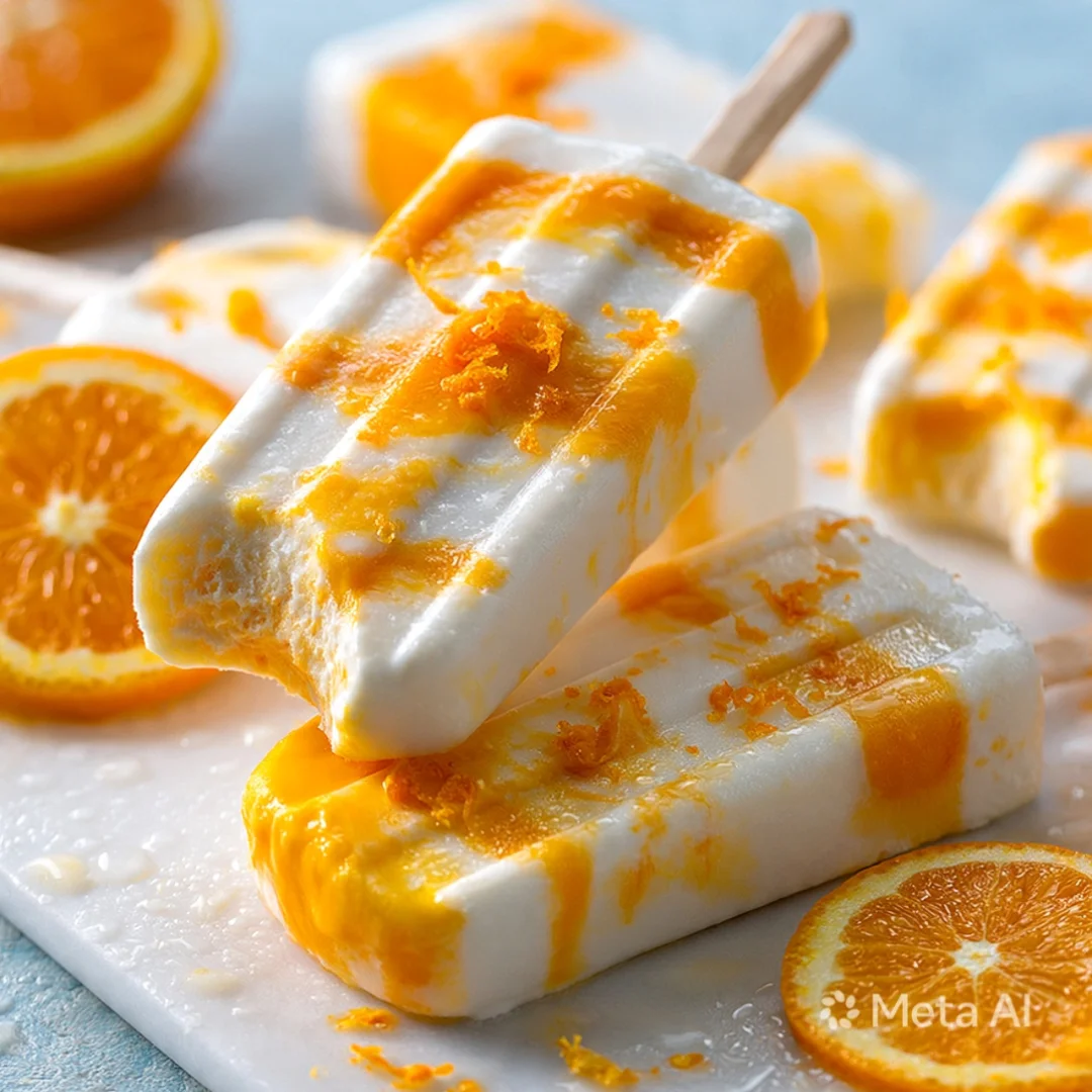 Easy Orange Creamsicles