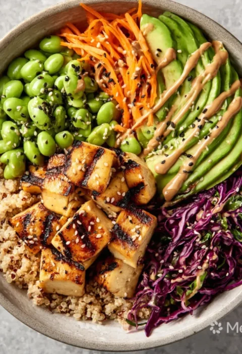 Grilled Tofu Power Bowl