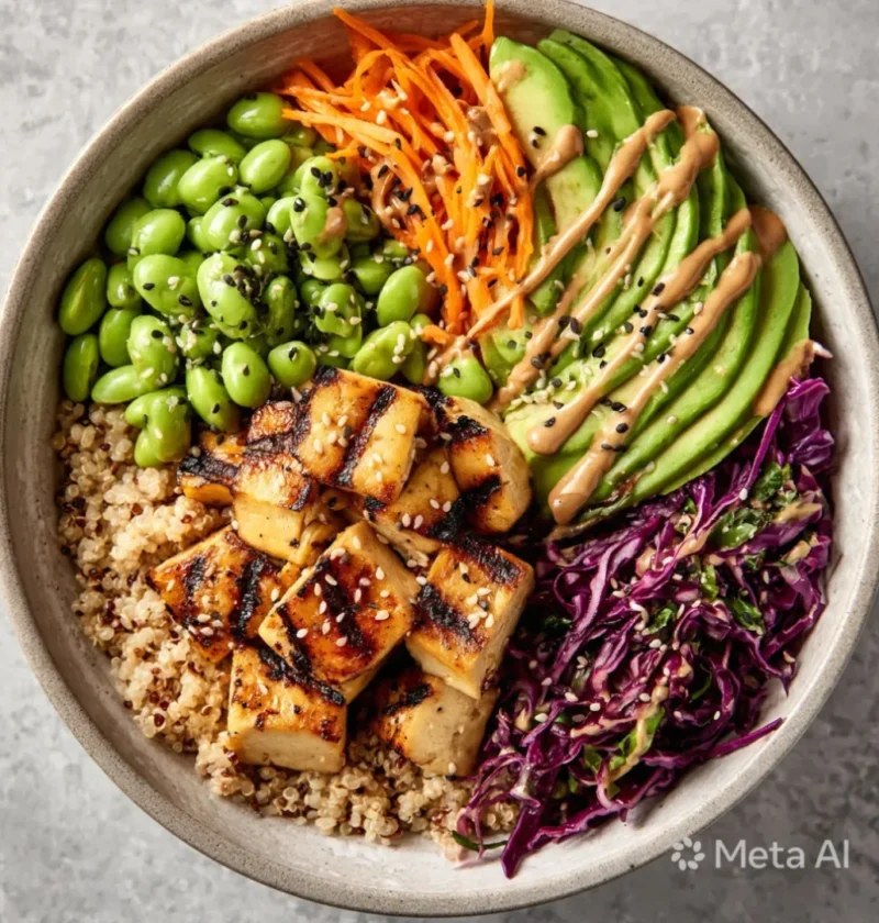 Grilled Tofu Power Bowl
