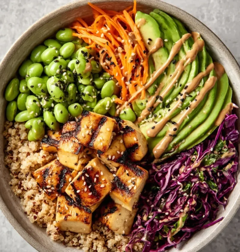 Grilled Tofu Power Bowl