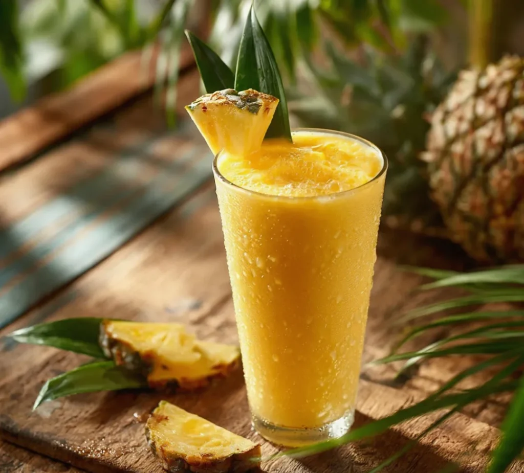 Pineapple Smoothie & Perfect for Summer Days - Pineapple Smoothie & Perfect for Summer Days