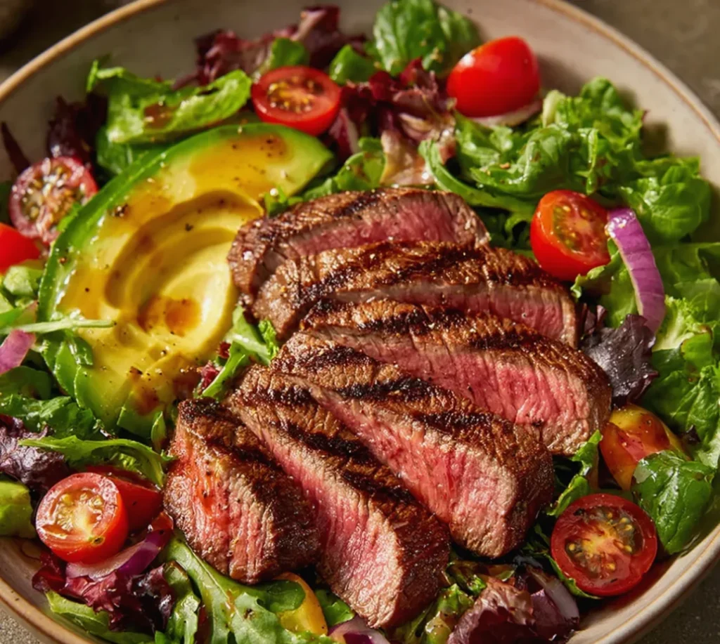 Seared Steak Avocado Salad Bowl & Easy and Tasty - Seared Steak Avocado Salad Bowl & Easy and Tasty