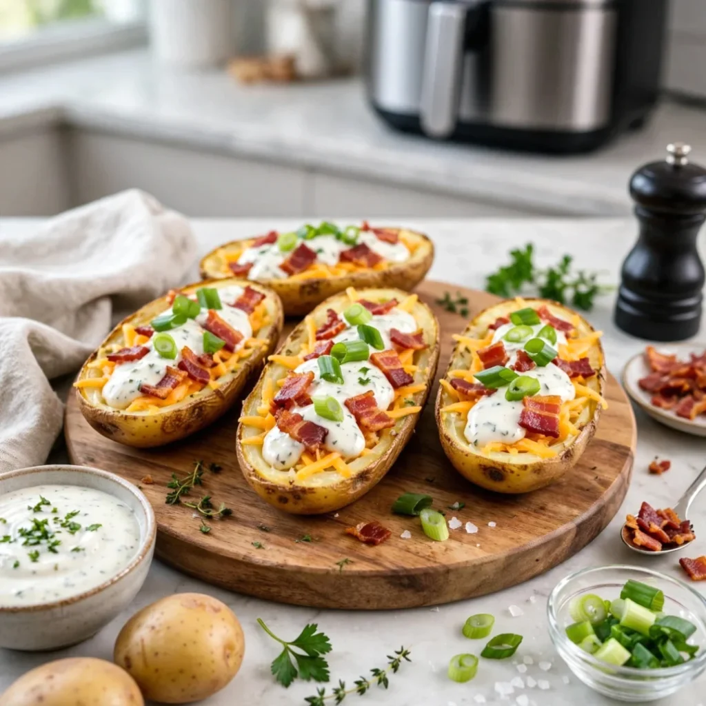 Easy Air Fryer Potato Skins: A Must-Try Recipe Today! - Easy Air Fryer Potato Skins: A Must-Try Recipe Today!