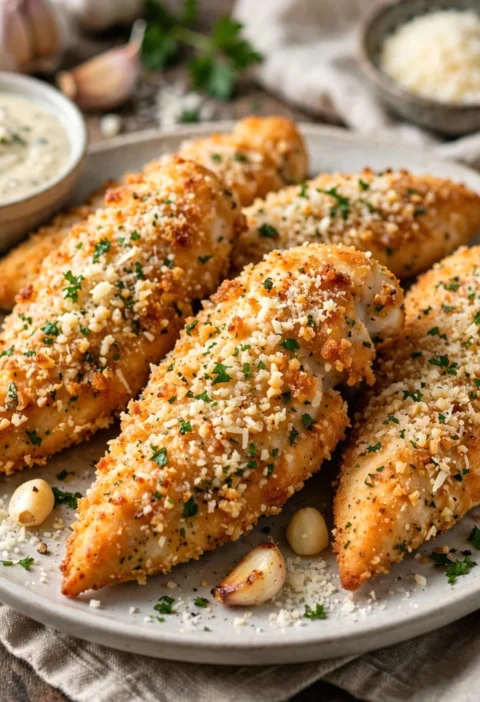 Garlic Parmesan Chicken Tenders
