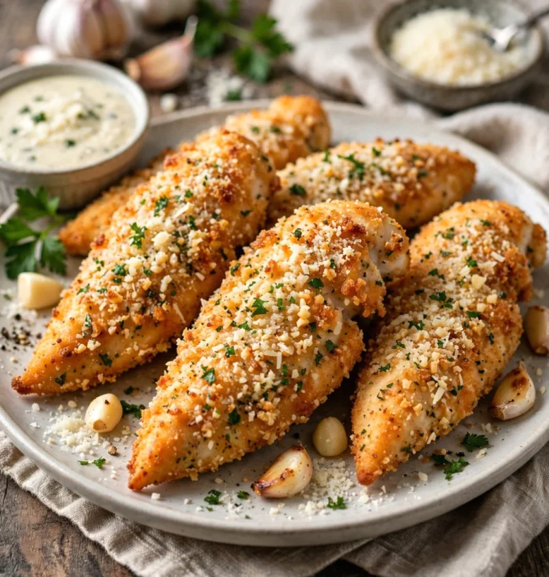 Garlic Parmesan Chicken Tenders