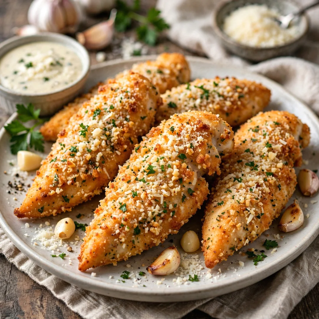 Garlic Parmesan Chicken Tenders