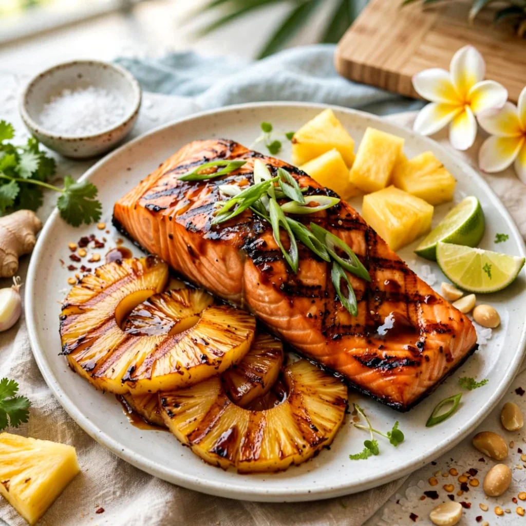 Hawaiian Grilled Salmon