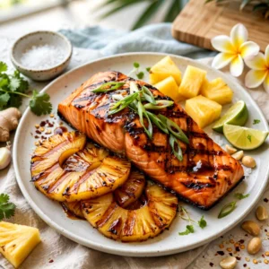 Hawaiian Grilled Salmon