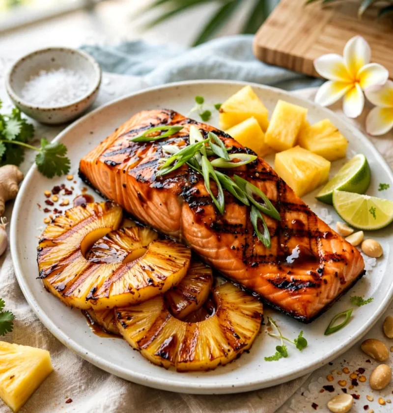 Hawaiian Grilled Salmon