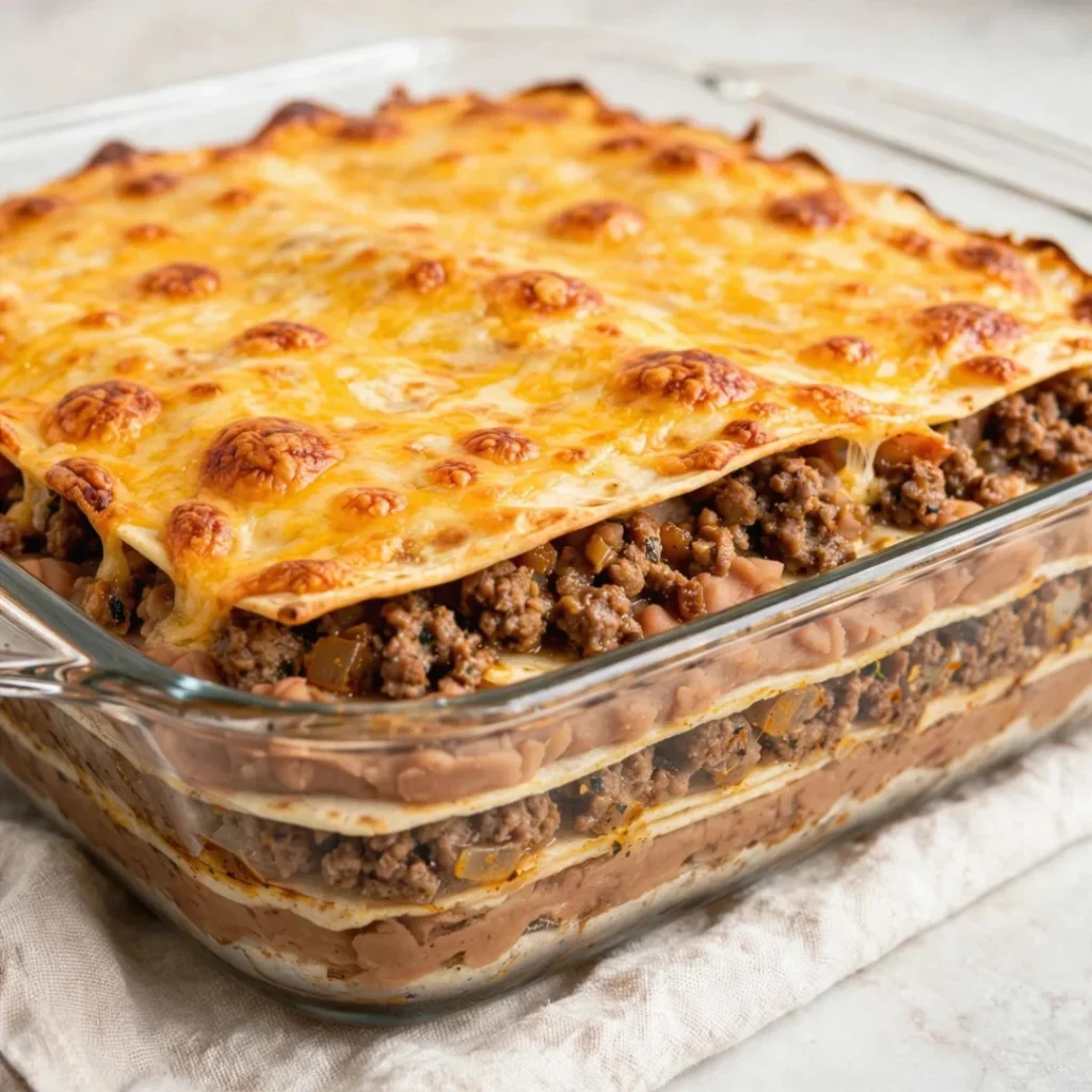 Beef Burrito Casserole: A Family Favorite Delight! - Beef Burrito Casserole: A Family Favorite Delight!