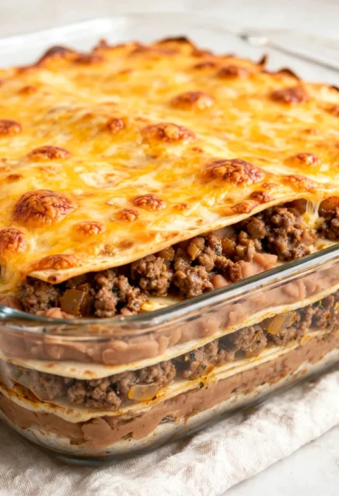 Beef Burrito Casserole