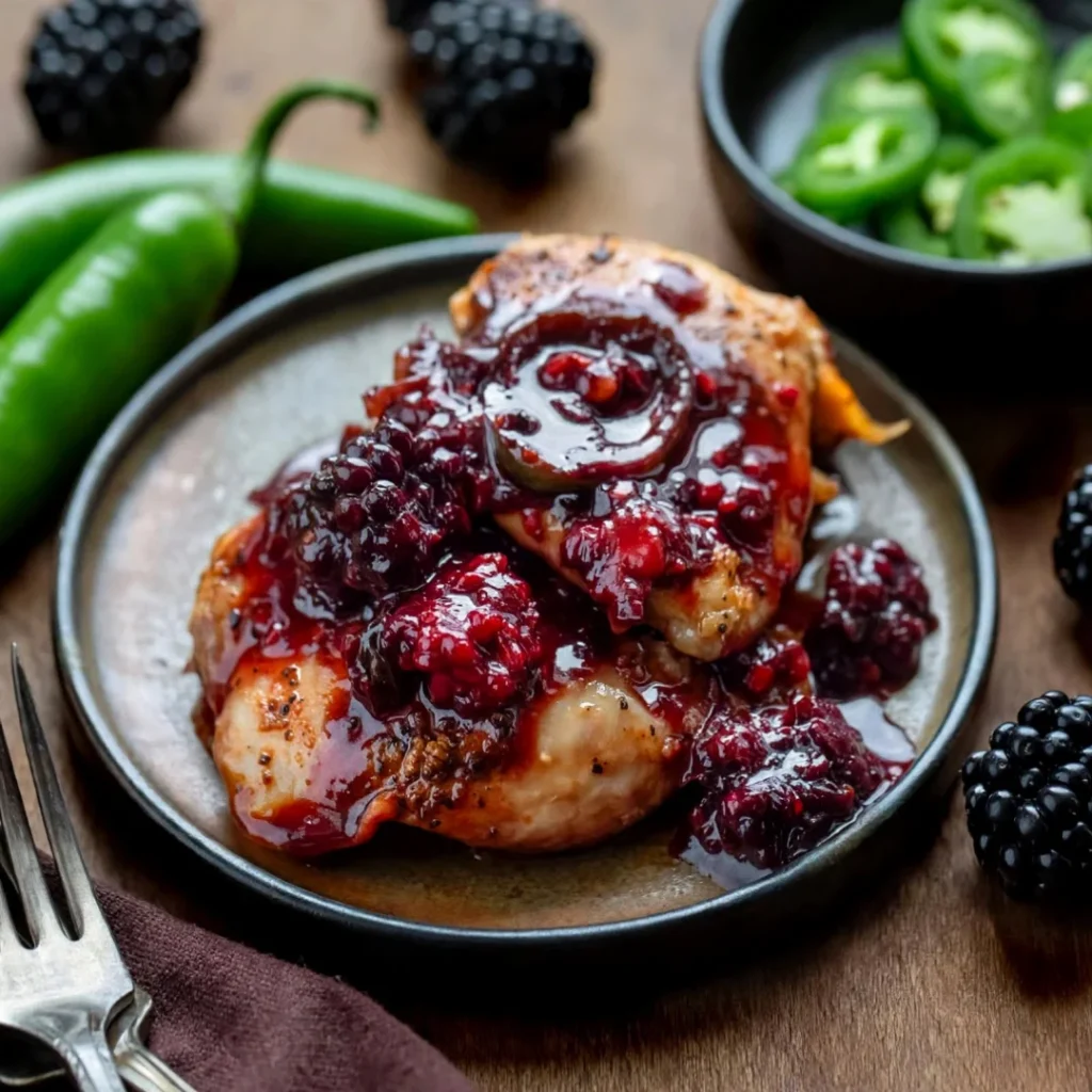 Blackberry Fire Chicken - Blackberry Fire Chicken