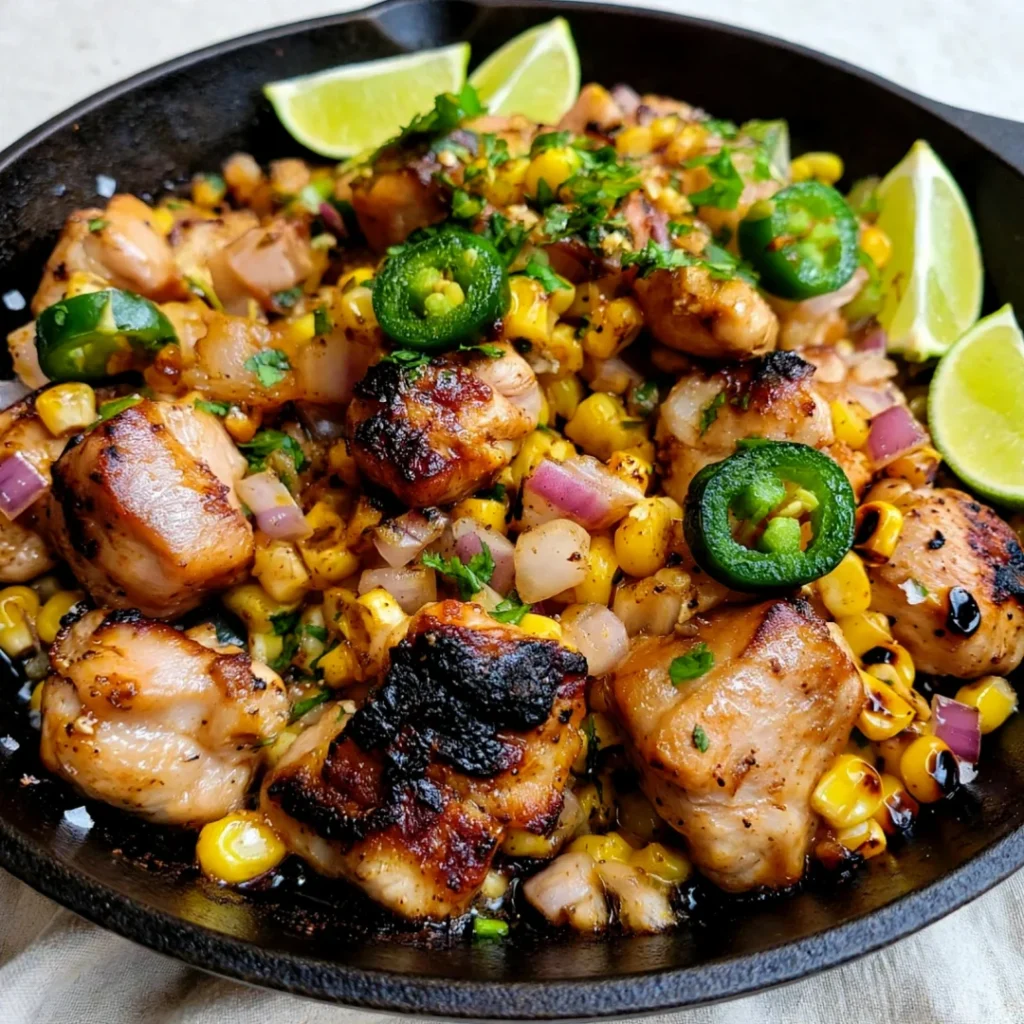 Blackstone Jalapeno Lime Chicken And Corn
