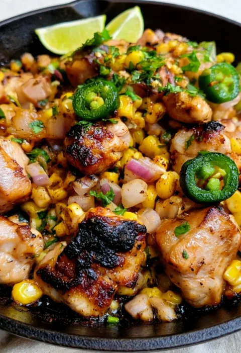 Blackstone Jalapeno Lime Chicken And Corn