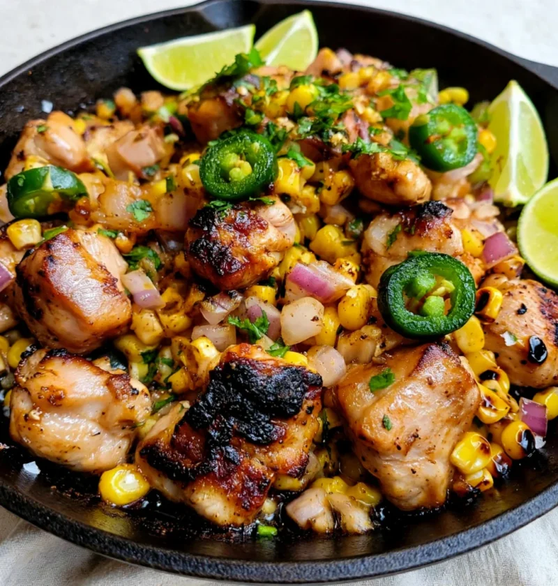 Blackstone Jalapeno Lime Chicken And Corn