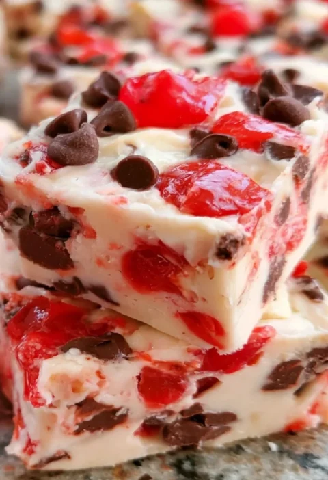 Cherry Garcia Fudge