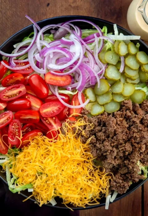 Classic Cheeseburger Salad