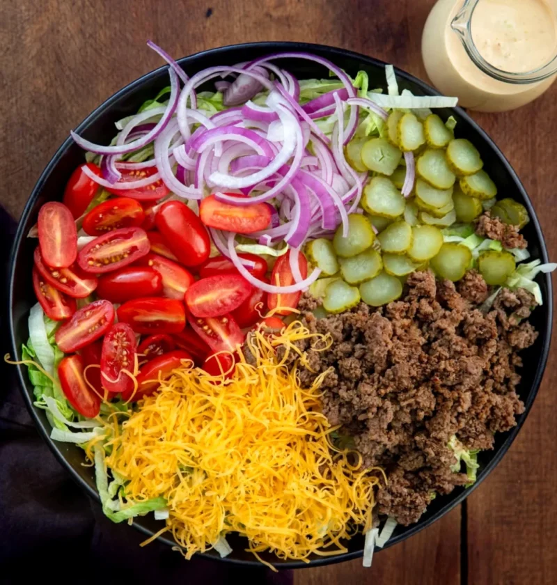 Classic Cheeseburger Salad