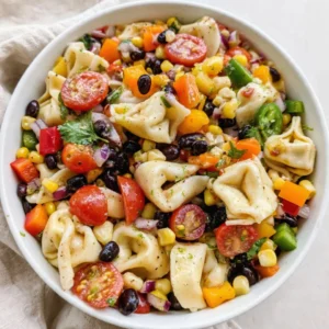 Cowboy Caviar Tortellini Salad