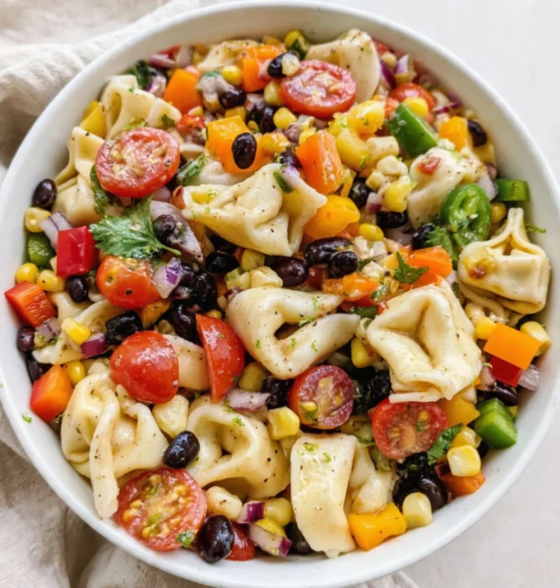 Cowboy Caviar Tortellini Salad