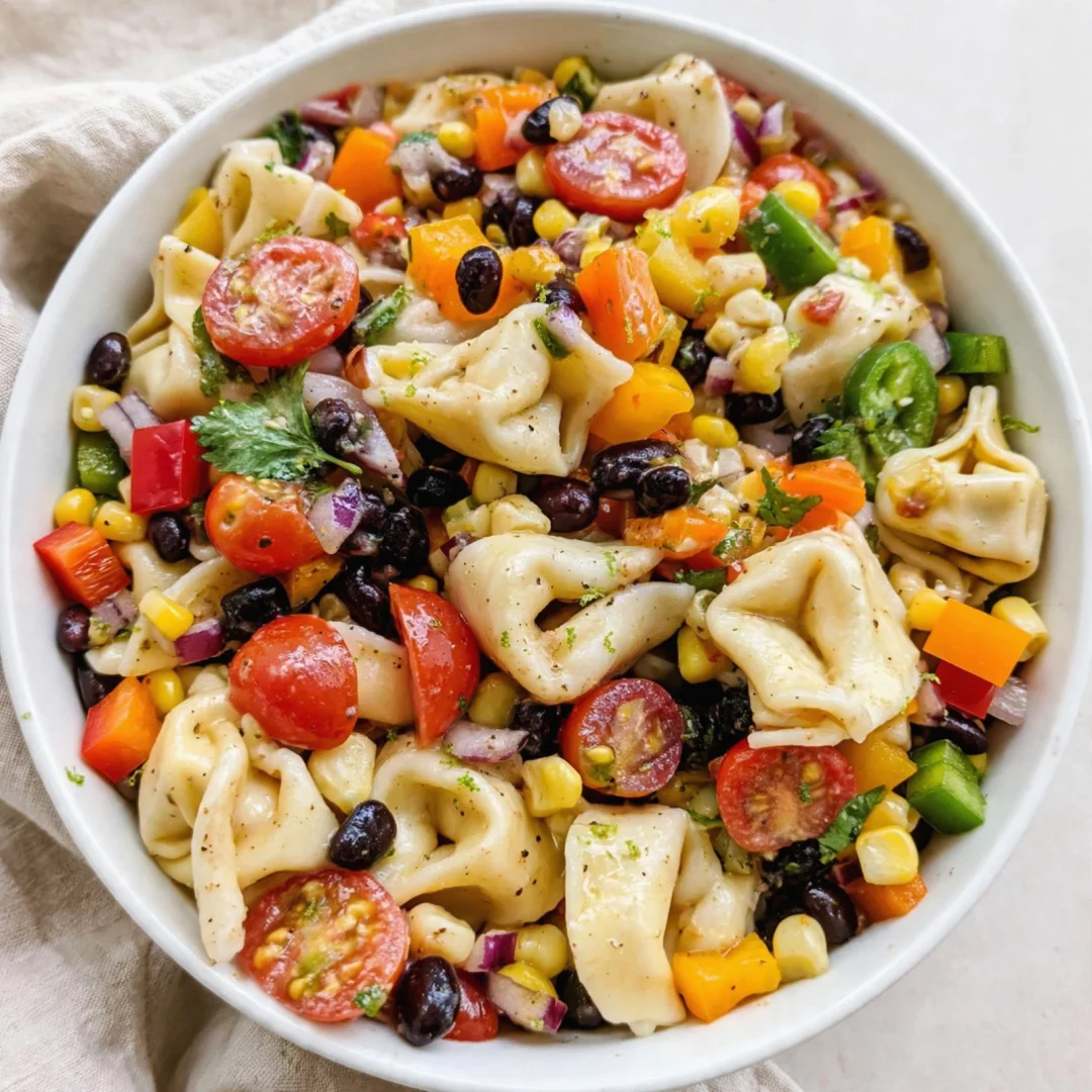 Cowboy Caviar Tortellini Salad