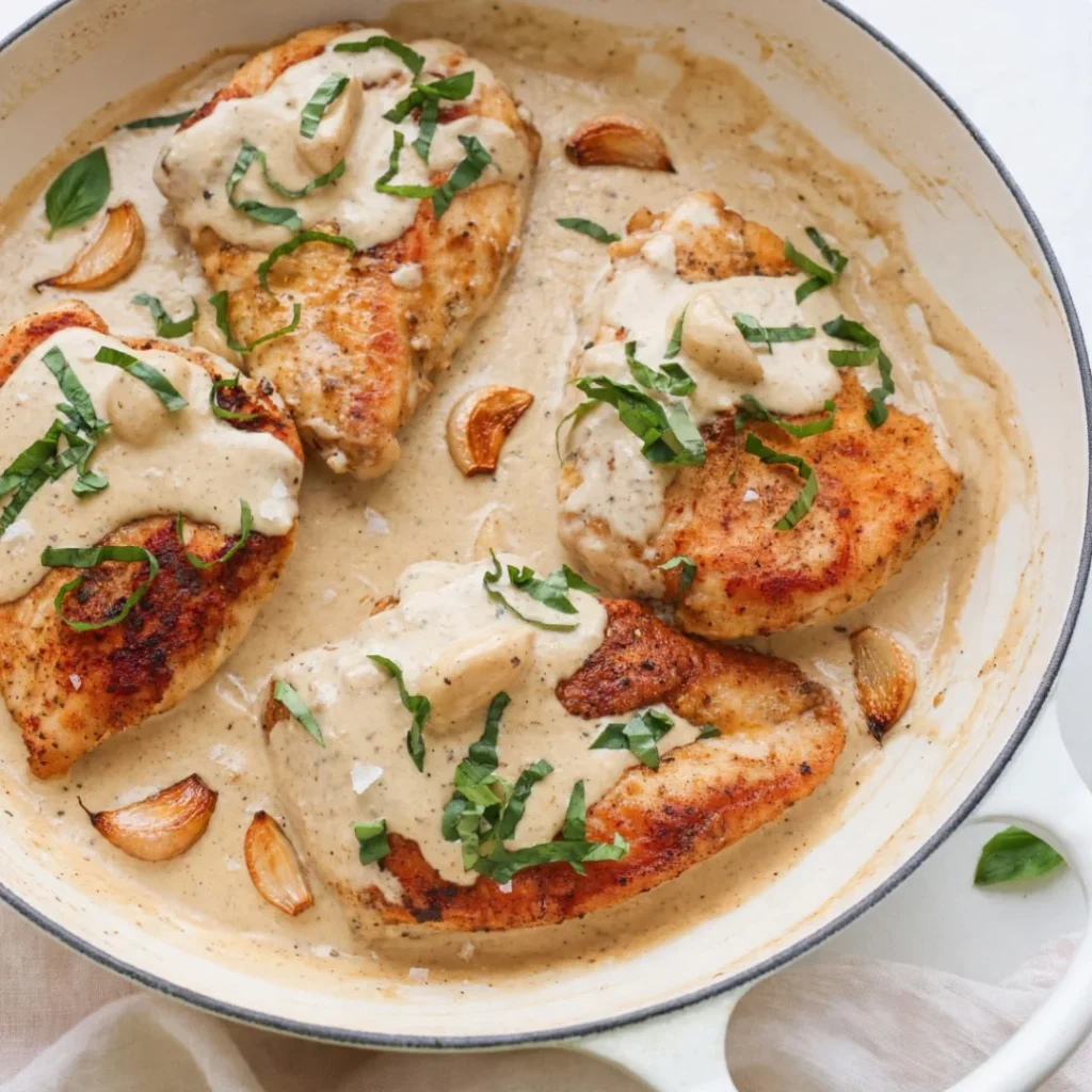Creamy Garlic Chicken - Creamy Garlic Chicken