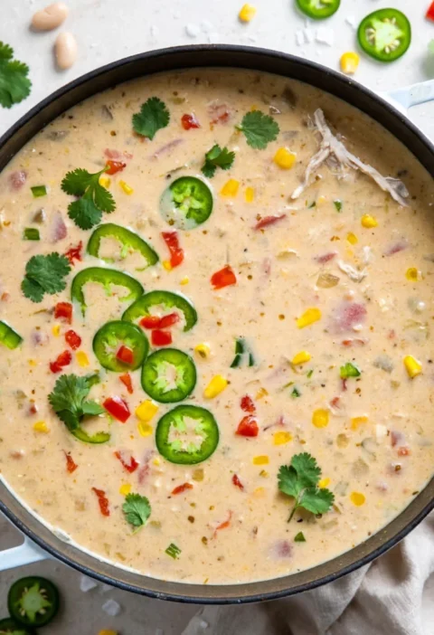 Creamy White Bean Chicken Chili