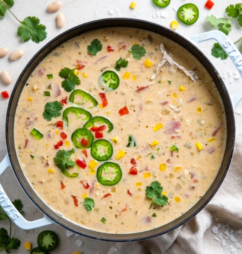 Creamy White Bean Chicken Chili