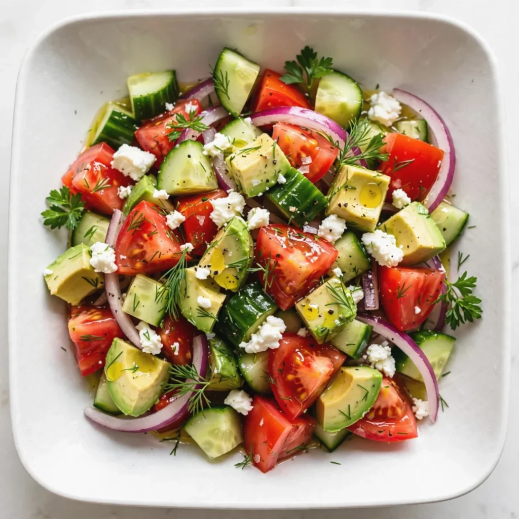 Cucumber Tomato Salad: A Refreshing Summer Delight! - Cucumber Tomato Salad: A Refreshing Summer Delight!