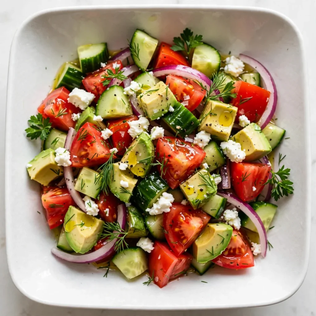 Cucumber Tomato Salad: A Refreshing Summer Delight!