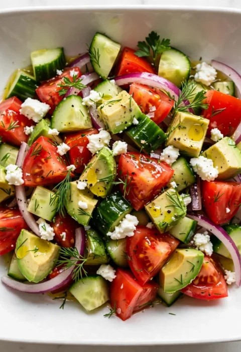 Cucumber Tomato Salad