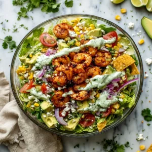 Easy Shrimp Taco Salad
