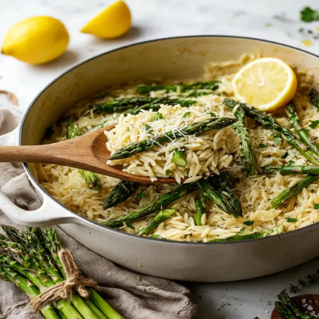Irresistible Orzo with Asparagus and Parmesan - Irresistible Orzo with Asparagus and Parmesan
