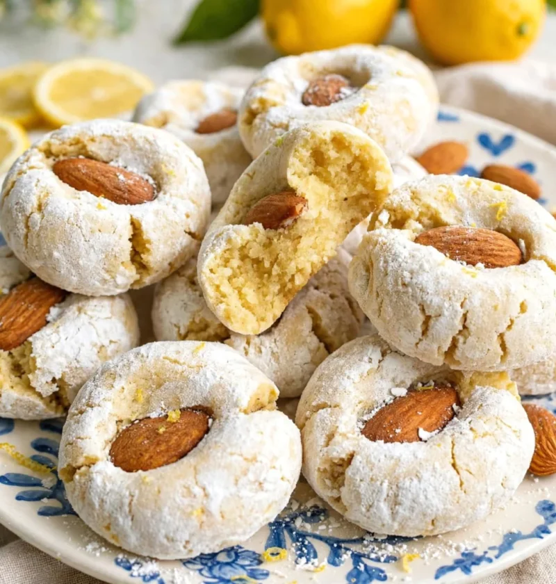 Lemon Almond Cookies