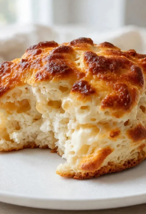5-Minute Cottage Cheese Biscuit