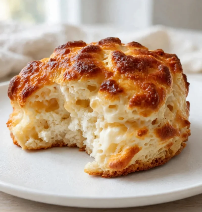 5-Minute Cottage Cheese Biscuit