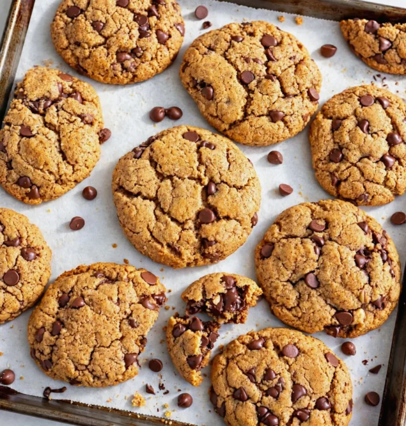 Almond Butter Chocolate Chip Cookies