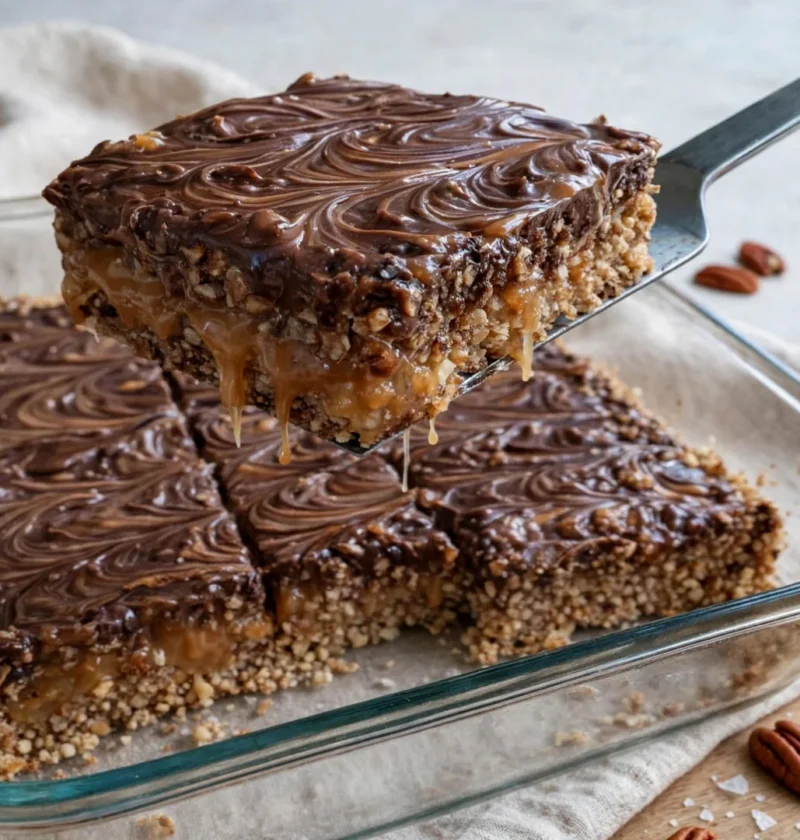 Aunt Martha's chocolate caramel bars