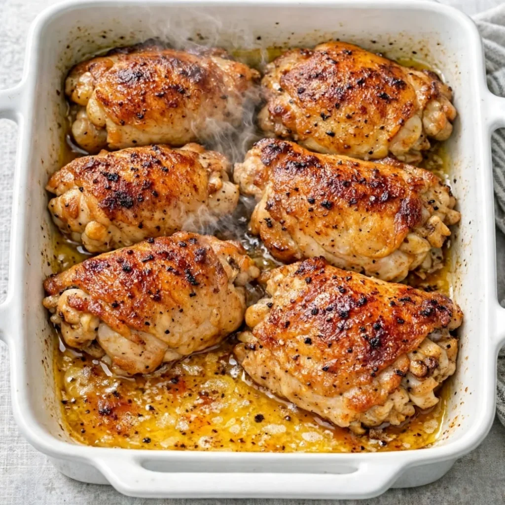 Baked Chicken Thighs