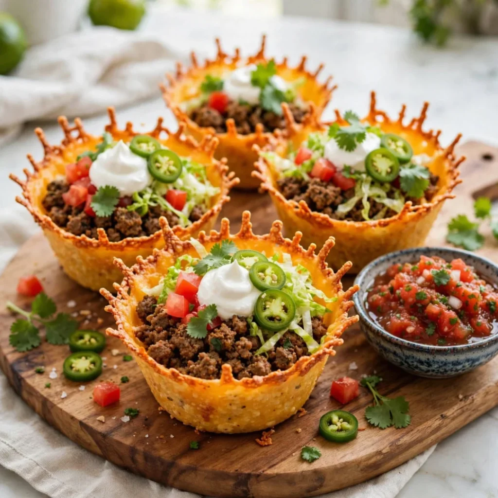 Cheese Shell Taco Cups