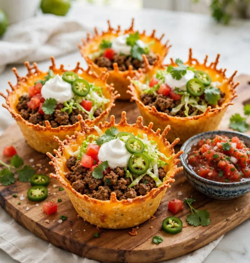 Cheese Shell Taco Cups