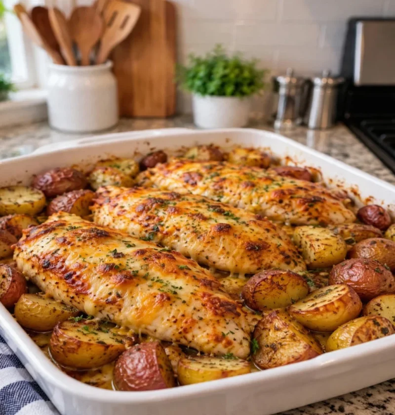 Cheesy Baked Chicken